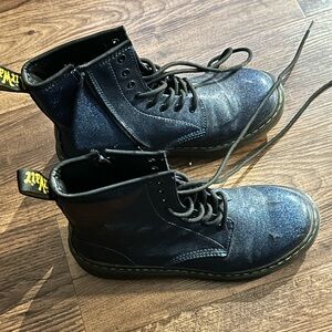 Dr Martens- Blue Boots (used size 7)